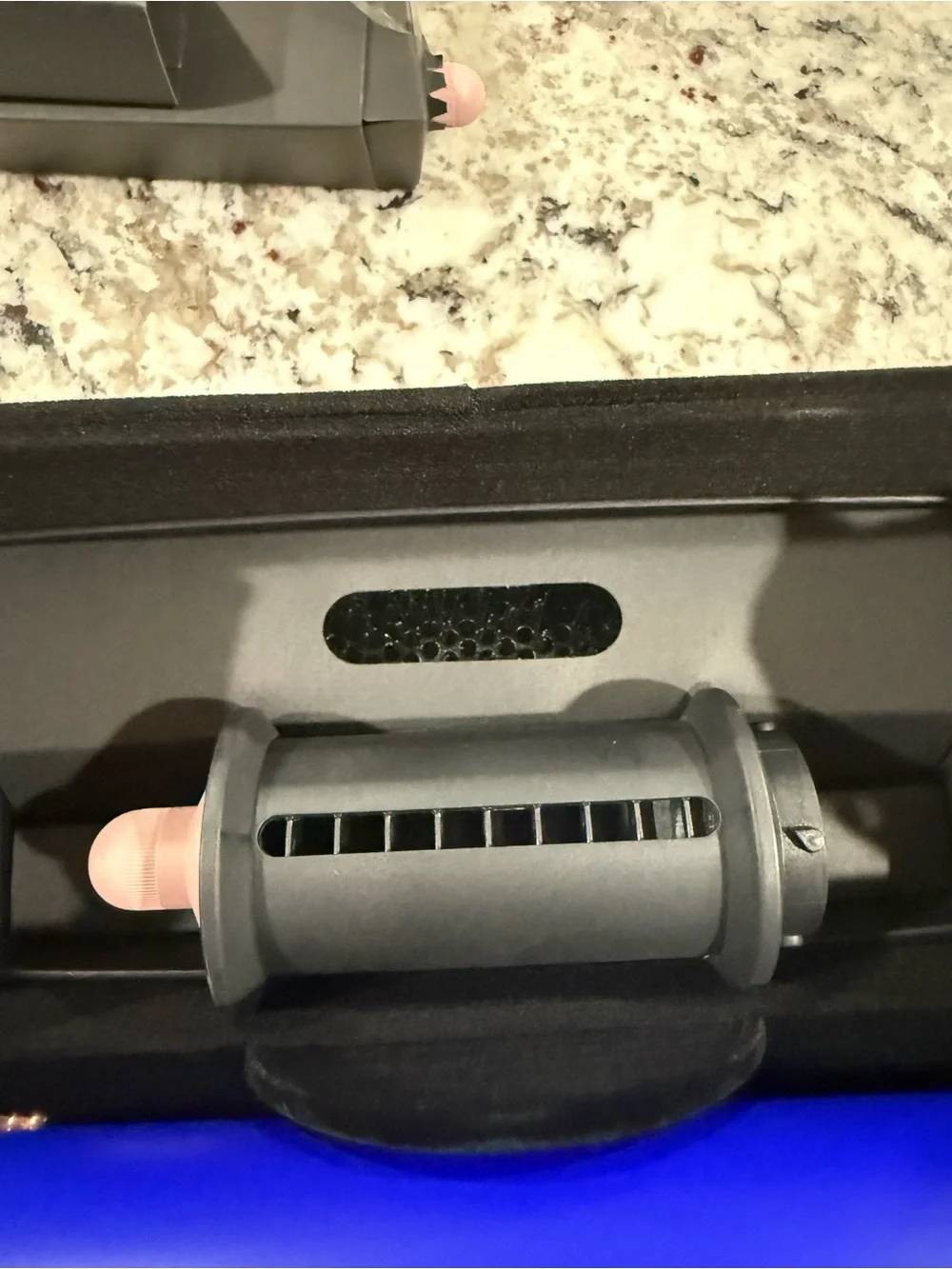 Dyson Hair Tool Set in Blue and Pink Protective Case